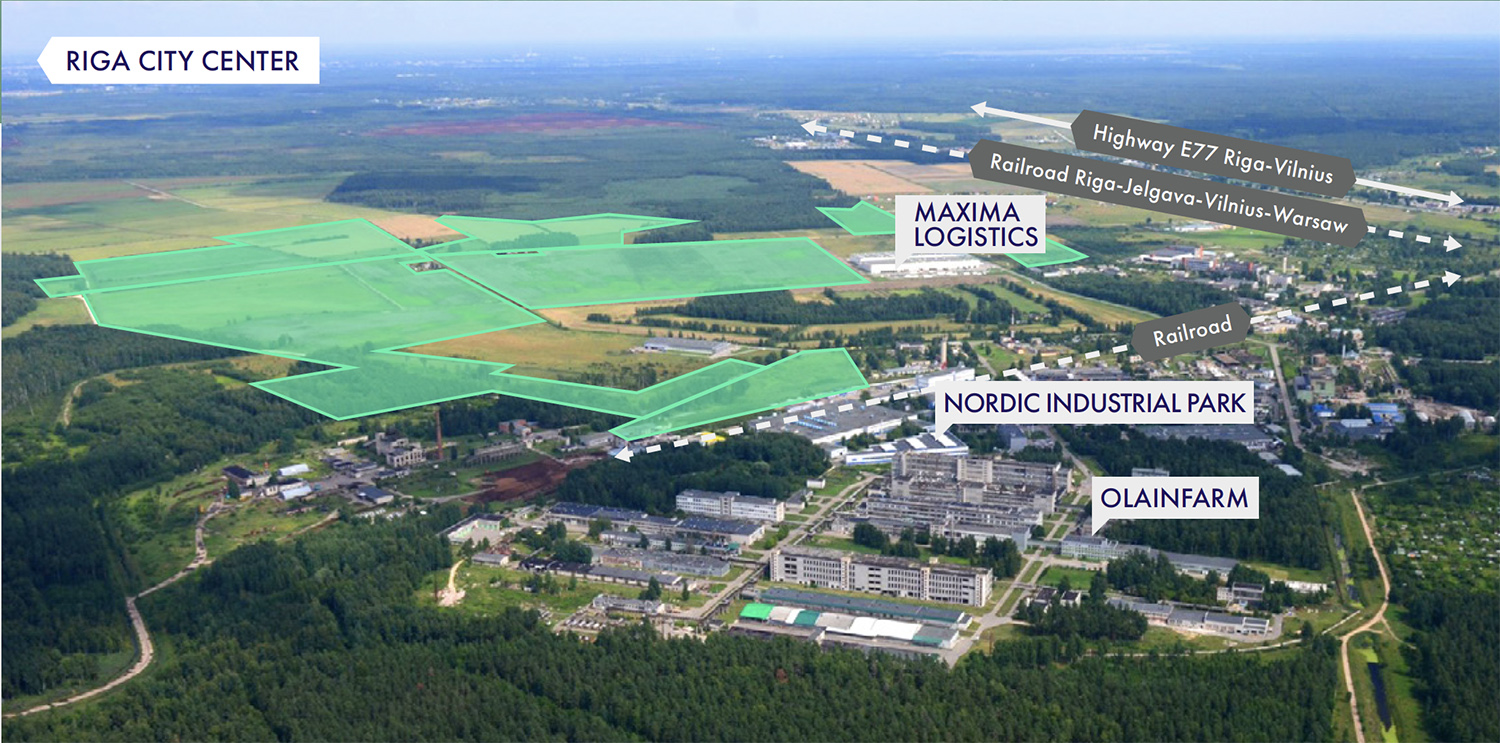 Olaine Industrial Property development for industrial use